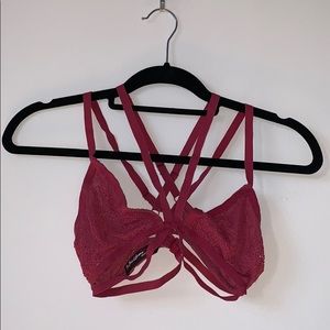 For Love & Lemons SKIVVIES Crochet Festival Bra